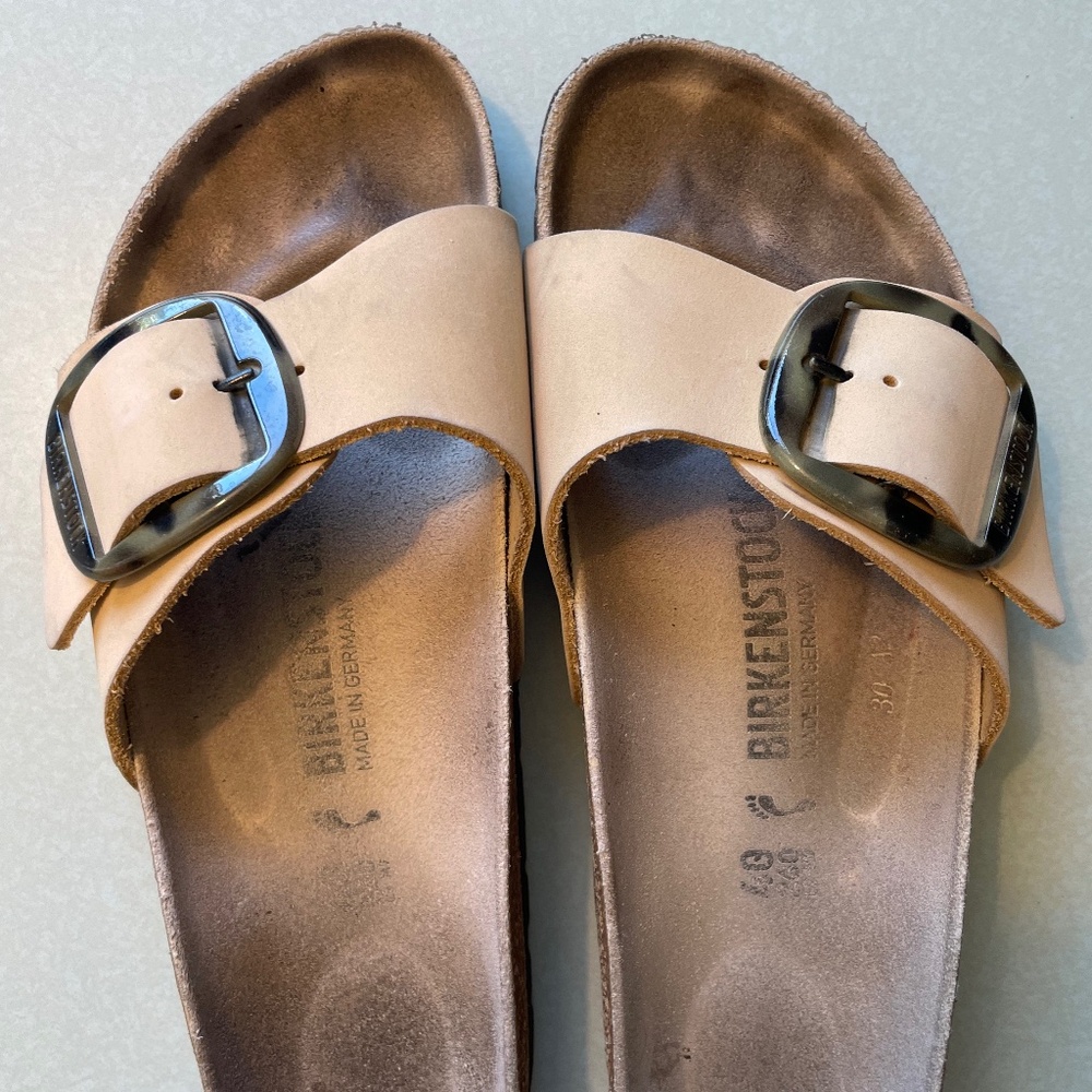 Birkenstock Madrid Big Buckle Almond Torty Nubuck N 40 N EU